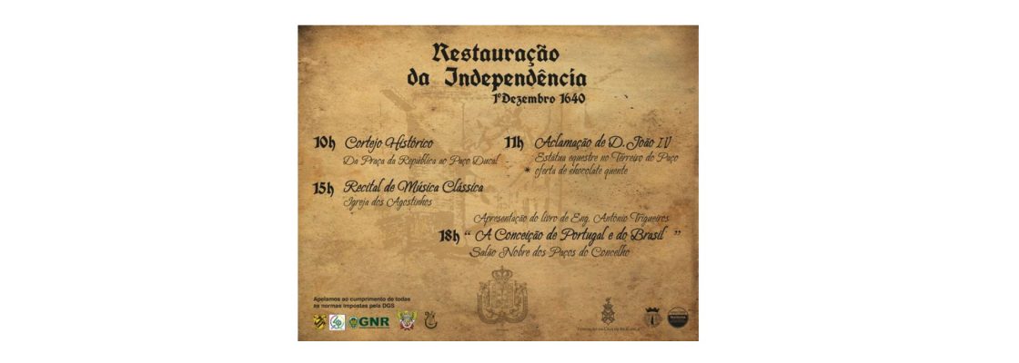 Comemoração da Restauração da Independência em Vila Viçosa