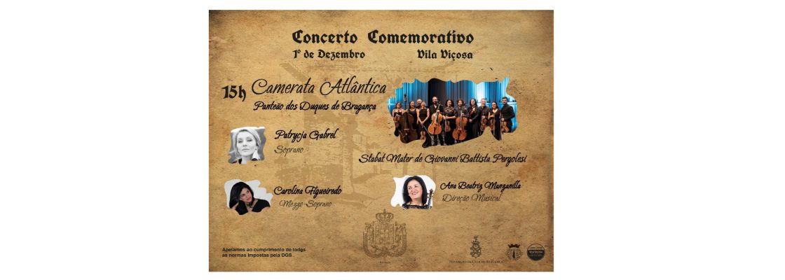 Concerto Comemorativo do 1.º de Dezembro em Vila Viçosa