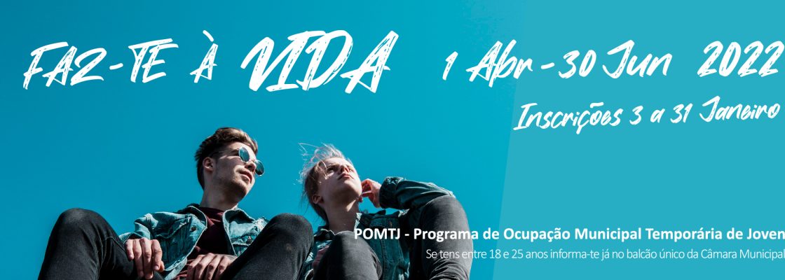 POMTJ – Programa de Ocupação Municipal Temporária de Jovens 2022