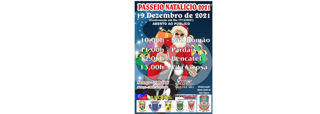 Passeio Natalício Motard – Moto Clube de Vila Viçosa