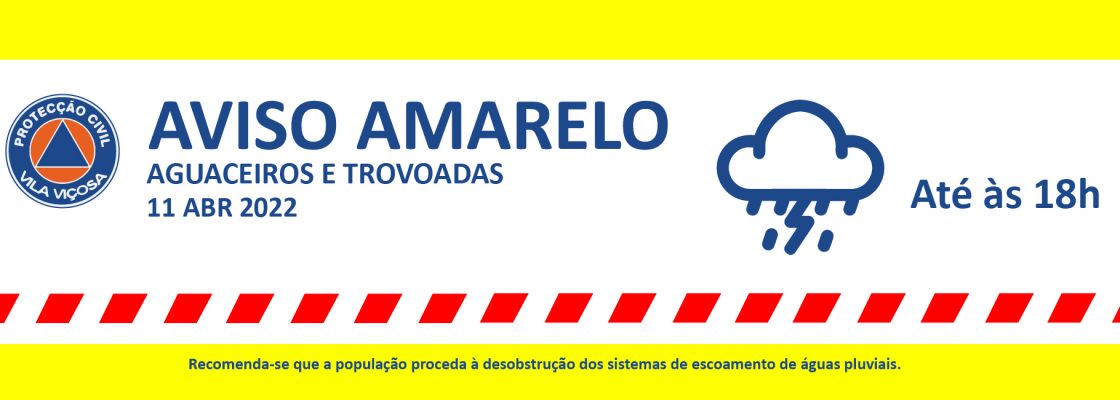 Aviso Amarelo – 11/04/2022