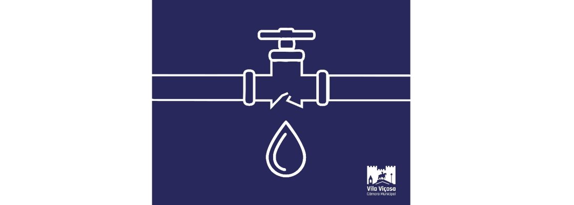 Corte no Abastecimento de Água Vila Viçosa – Amanhã – Dia 8 abril – A partir 9h!