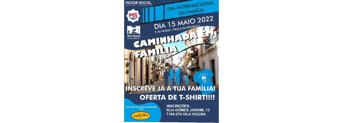 Caminhada em Família – 15 de Maio de 2022