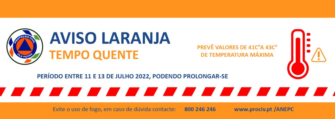 Aviso Laranja – Tempo Quente
