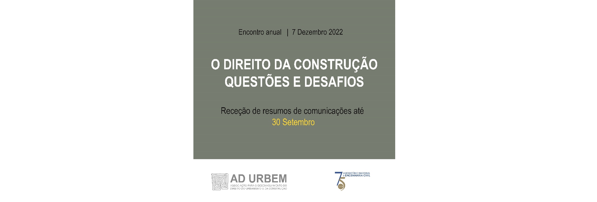 (Português) Encontro «O direito da Construção – Questões e Desafios»