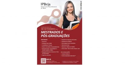 IPBeja tem a decorrer candidaturas à 2ª fase de Mestrados