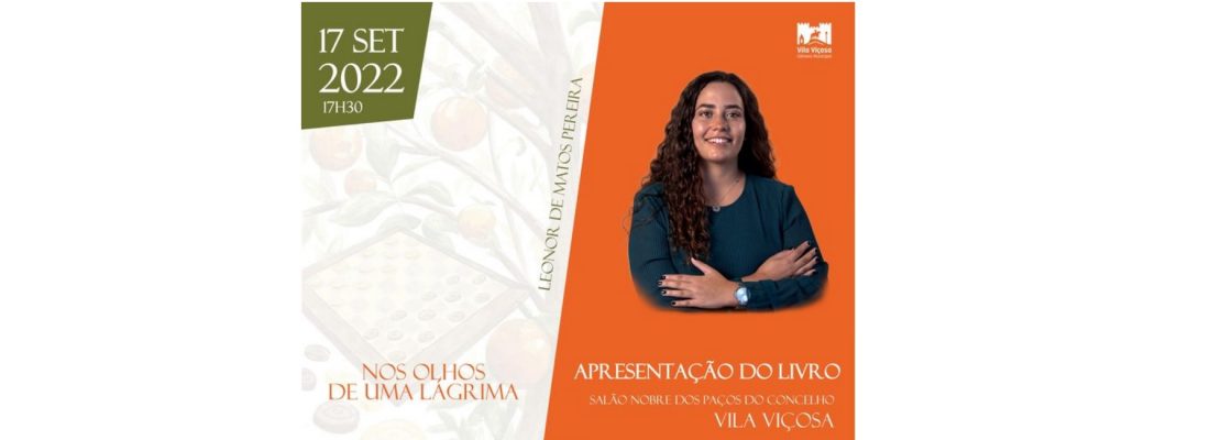 Apresentação do Livro “Nos Olhos de uma Lágrima” da autoria de Leonor Pereira