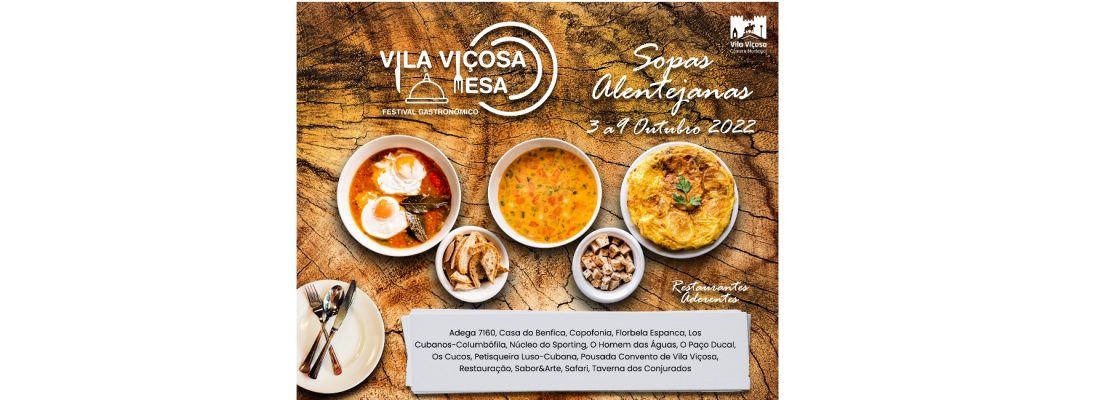 Semana Gastronómica “Vila Viçosa à Mesa” – 3 a 9 de Outubro