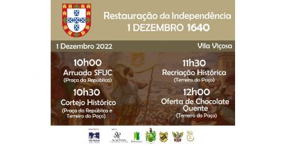 (Português) Comemoração da Restauração da Independência – 1 Dezembro de 1640