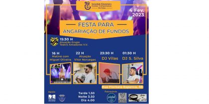 (Português) Festa Para Angariação de Fundos – Sociedade Filarmónica União Calipolense