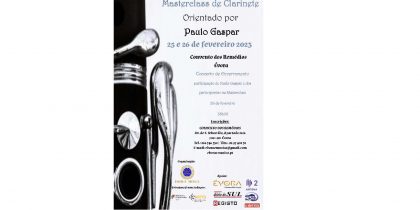 MasterClass de Clarinete – 25 e 26 de Fevereiro 2023
