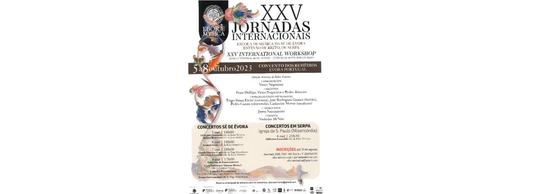 XXV Jornadas Internacionais – Escola de Musica da Sé de Évora, Estevão de Brito de Serpa