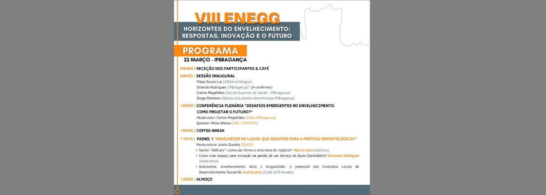 VIII Encontro Nacional de Estudantes de Gerontologia e Gerontólogos