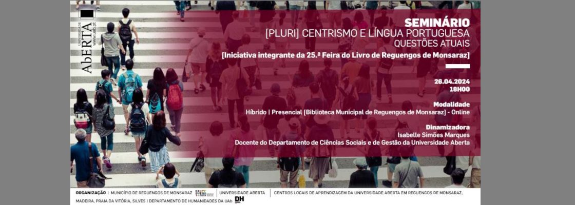 Seminário (Pluri) Centrismo e Língua Portuguesa na Feira do Livro de Reguengos de Monsaraz