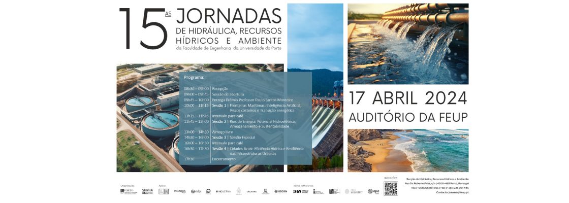 15as Jornadas de Hidráulica, Recursos Hidricos e Ambiente – 17 de Abril