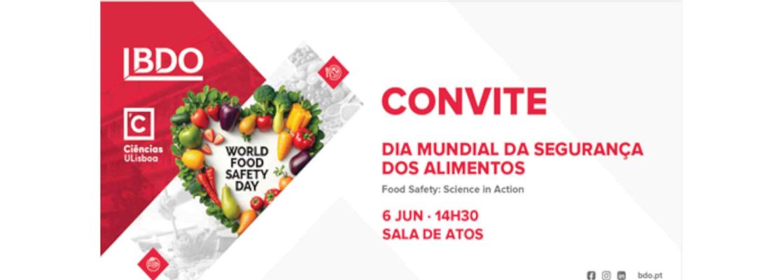 Dia Mundial da Segurança dos Alimentos – Food Safety: Science in Action (6 junho, 14h30)