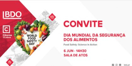 Dia Mundial da Segurança dos Alimentos – Food Safety: Science in Action (6 junho, 14h30)
