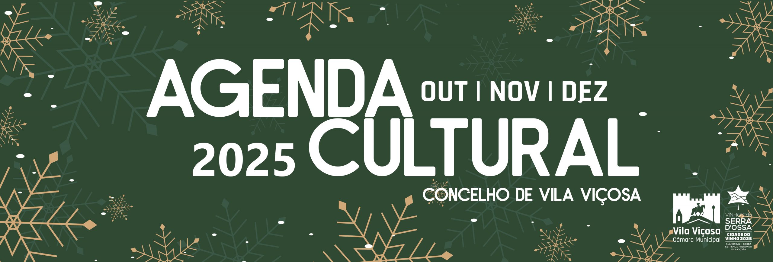 Agenda Cultural – Outubro, Novembro, Dezembro 2025