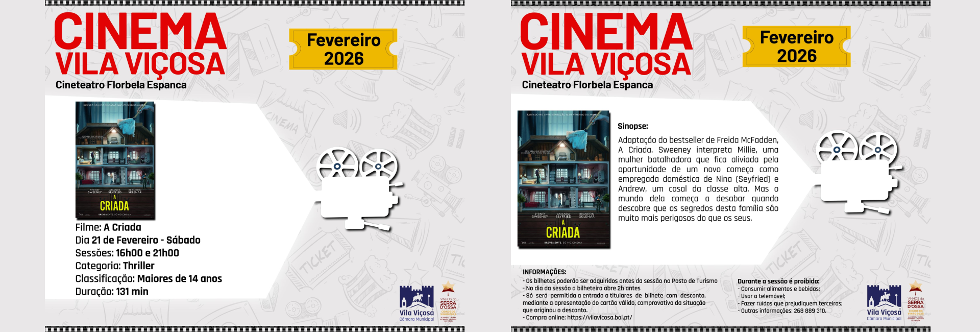 Cinema | A Criada | 21 Fevereiro