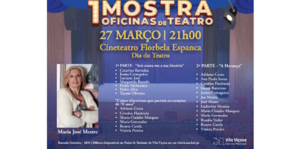 1ª Mostra Oficinas de Teatro – 27 de Março de 2026 (21:00h)