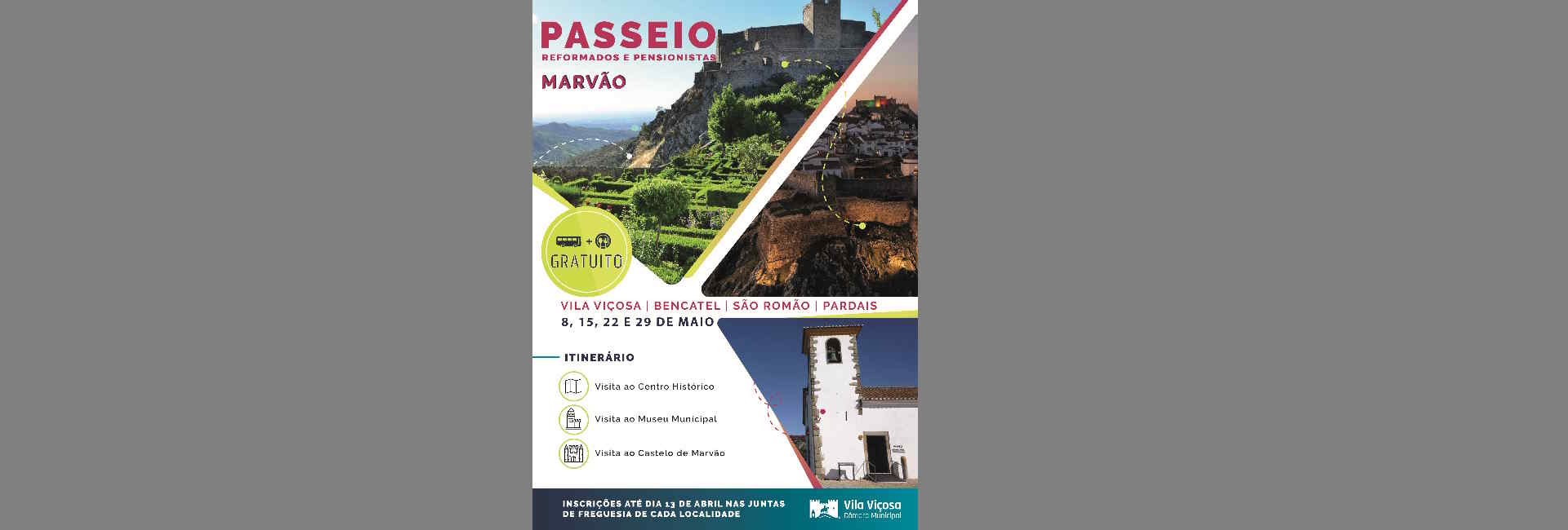 Passeio Reformados e Pensionistas – Marvão